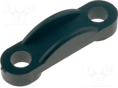 Produktbild von 10x Schraubbar ØÖffn.Mont: 3mm SRCC-2 Kabel UL94V-2 schwarz