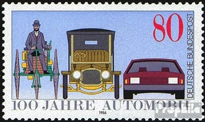 Produktbild von Briefmarken BRD (BR.Deutschland) 1986 Mi 1268 (kompl.Ausgabe) postfrisch 100 Jahre Automobil