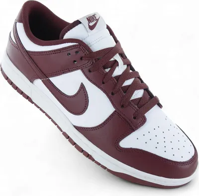 Produktbild von Nike Dunk Low Retro - Herren Sneakers Schuhe Leder Weiß-Rot DV0833-115 , EU 44 US 10