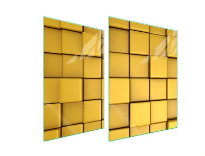 Produktbild von Glasschutzplatte Für Herd 70X52 Muster
