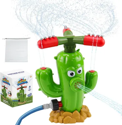 Zdjęcie produktu dla Zraszacza wodny 360°, kaktus, do ogrodu