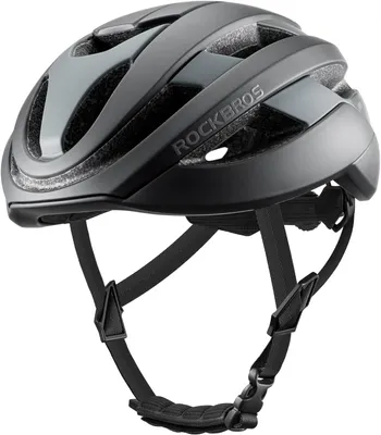 Image de ROCKBROS Casque de vélo VTT Casque de protection léger Noir 58-62cm