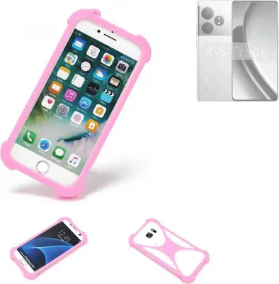 Produktbild von K-S-Trade Handy Hülle kompatibel mit Realme GT Neo 6 Schutz Hülle Bumper Silikon Schutz Hülle Cover Case Silikoncase Silikonbumper TPU Softcase