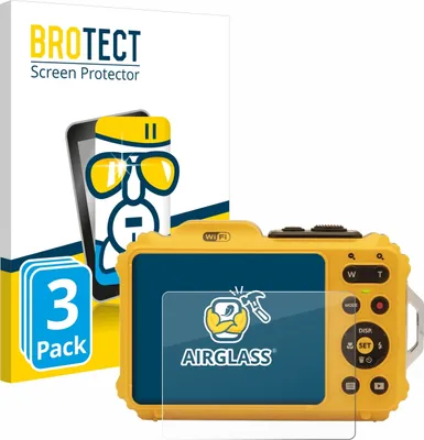 Produktbild von 3x BROTECT Schutzglas für Kodak Pixpro WPZ2 Schutzfolie Panzer Folie Glas Display Schutz klar