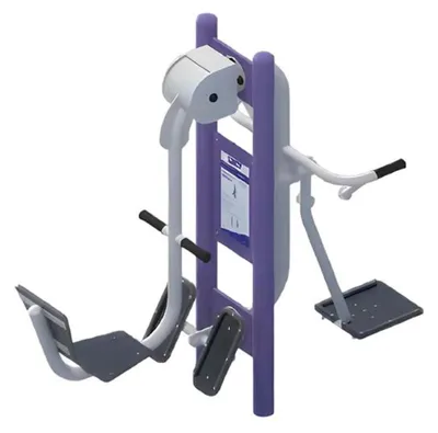 Produktbild von Straßensportgeräte Beinstreckgerät Adduktorenmaschine OutdoorBeinpresse Stepper