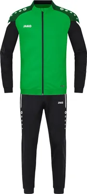 Produktbild von JAKO Kinder Trainingsanzug Polyester Performance, Farbe:soft green/schwarz, Größe:128