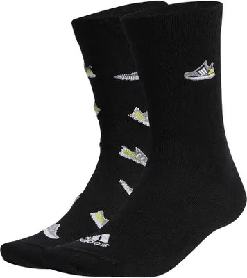 Obrázek produktu pro Ponožky adidas Run X Ultraboost Shoe Love Graphic 2PP IC1286 Pullunder adidas Größe: 43-45,