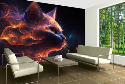 Obrázek produktu pro Vliesová fototapeta Cat´s Head 375 x 250 cm