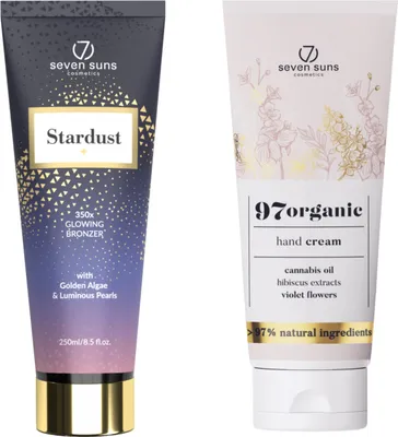 Produktbild von 7suns Stardust Bronzer Illuminating 250 ml + Gratis Handcreme 75 ml