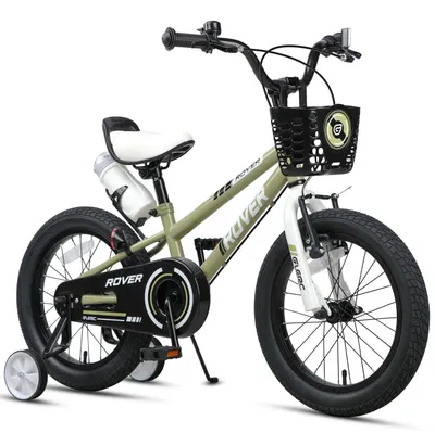 Produktbild von Kinderfahrrad mit Flaschenhalter und Stabilisatoren für Jungen und Mädchen