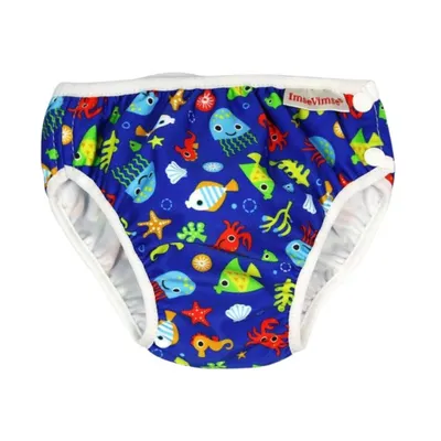 Produktbild von Imse Vimse Schwimmwindel, Badewindel, Aquawindel, Babybadehose Blue Sea Life NB (Newborn) 4-6 kg