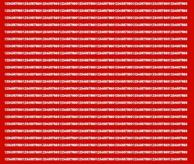 Image de Autocollants chiffres autocollants 3 mm Autocollants rouges brillants.