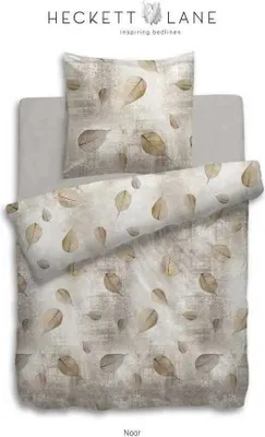 Produktbild von Heckett & Lane Flanell Bettwäsche 135x200 cm + 80x80 cm Noor Beige