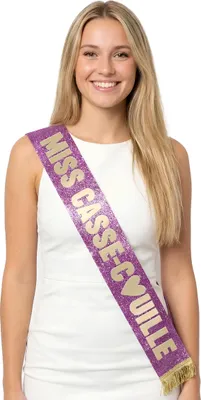 Imagen del producto de Schärpe Oberzicke, brillo para adultos, color morado - Talla única