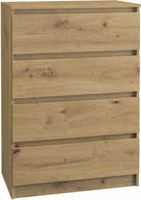 Produktbild von Roe Furniture | Kommode 60 cm - Artisan - 4 Schubladen - 60 cm - Robuste Bauweise - Leicht zu reinigen - Sideboard