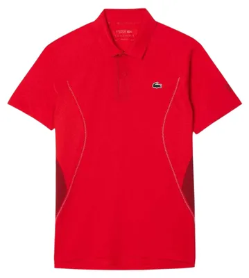 Obrázek produktu pro Lacoste – Pánské polo tričko „Tennis x Novak Djokovic“, standardní střih GT13020 (S) (červené)