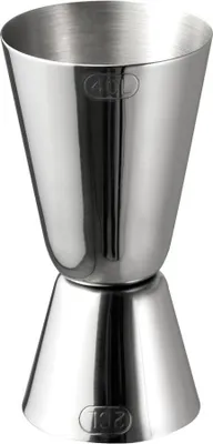 Produktbild von APS Cocktail-Doppelmaß 2 + 4, Höhe: 85 mm, ø: 40 mm