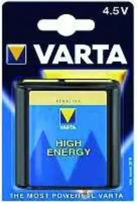 Produktbild von Varta -4912/1, Einwegbatterie, Alkali, 4,5 V, 1 Stück(e), Schwarz, 67 mm