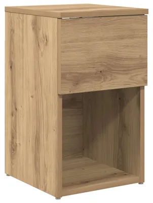 Image de Armoire de lit Chêne artisanal 29 x 31,5 x 49 cm