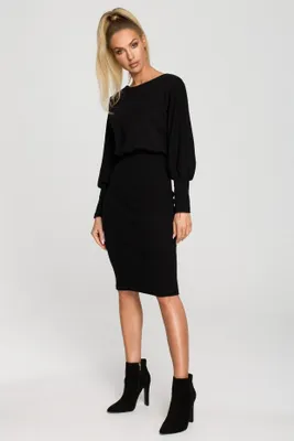 Produktbild von Made of Emotion Midikleid für Frauen Yangdon M690 schwarz XL