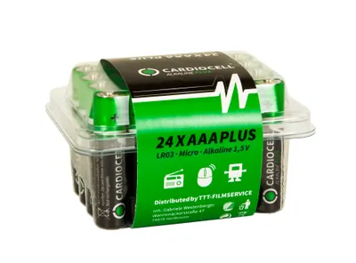 Produktbild von Cardiocell Alkaline Plus AAA (Micro) 24er Box