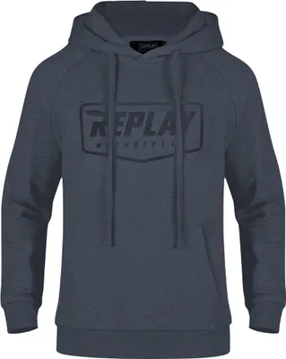 Produktbild von Replay Logo Hoodie, blau, M