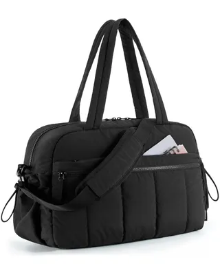 Produktbild von Reisetasche Damen 24L, Sporttasche Weekender Tasche, Wasserabweisend, Handgepäck Tasche, Gym Bag, Kliniktasche Geburtstasche mit PVC Nassfach