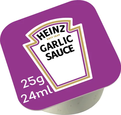 Produktbild von Heinz Knoblauch Sauce Dip Pots 100x25g