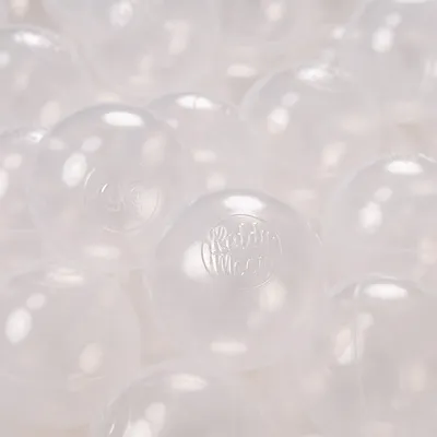 Immagine prodotto di KiddyMoon 1200 ∅ 6cm palline per bambini per giochi di palline da piscina palline di plastica per bambini  EU, trasparenti