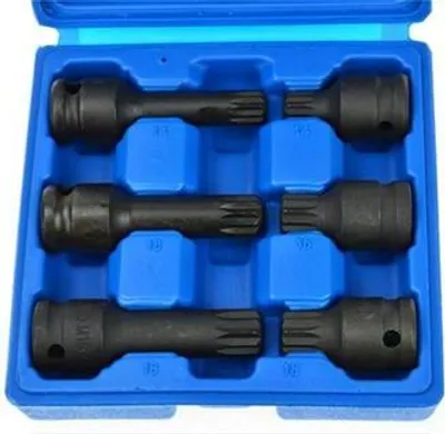 Obrázek produktu pro Sada rázových kovaných bitů TORX 6ks 09821