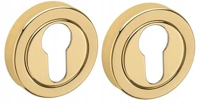Image de Rosace pour cylindre Tupai 787-01 dorée