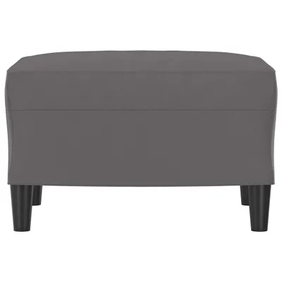 Obrázok produktu pre vidaXL Podnožka na nohy šedá 60x50x41 cm Imitácia kože