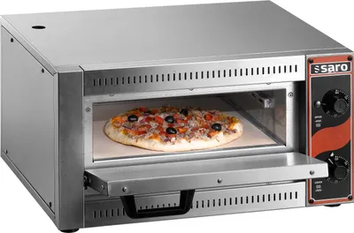 Produktbild von Saro PALERMO 1, 1 Pizza/Pizzen, Edelstahl, 33 cm, 50 - 300 °C, Edelstahl, 2500 W