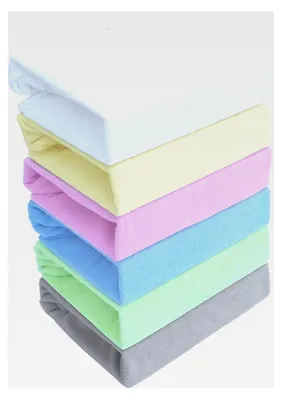Produktbild von Spannbettlaken für Kinderbetten FROTTE 60x120 70x140 80x160, Grau