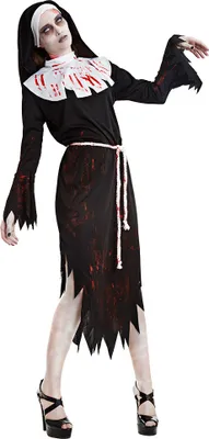 Image de Costume de zombie sanglant pour femme M-L