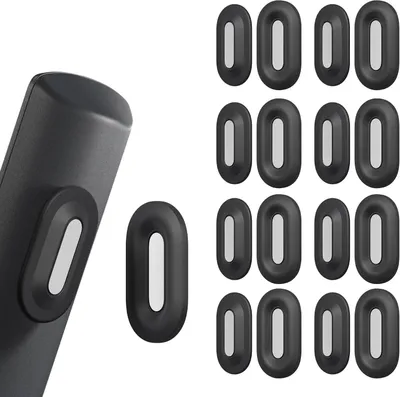 Productafbeelding van Magnetische Afstandsbediening Houders - Magneet Houder Wand - Afstandsbedieningen Organiseren - Sterke Dubbele Magneet - 8 stuks - Zwart