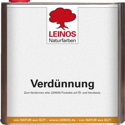 Produktbild von LEINOS 200 Verdünnung 2,5 Liter | Zum Verdünnen aller öligen Produkte sowie zur Reinigung der Arbeitsgeräte. Auch als Fleckentferner geeignet.