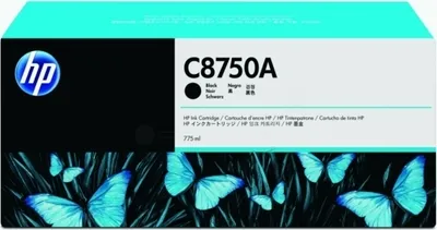 Produktbild von HP C8750A Black Original Ink Cartridge, Standardertrag, Schwarz, Tinte auf Pigmentbasis, 1 Stück(e)