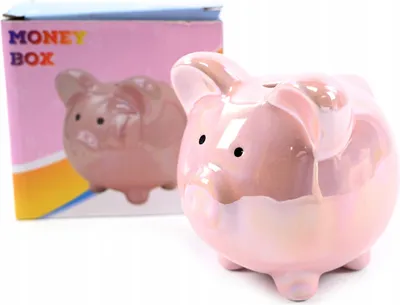 Produktbild von Keramik Sparschwein 10cm Wiederverschließbar - Klassische Spardose für Kinder