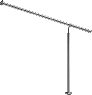 Produktbild von Edelstahl Eingangsgeländer 100cm Pflegeleicht Innen Außen Handlauf Wandhandlauf Treppengeländer