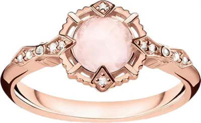 Immagine prodotto di Thomas Sabo - D_TR0043-925er-26-54 - Anello - Unisex - Argento 925 placcato oro rosa - Larghezza 54