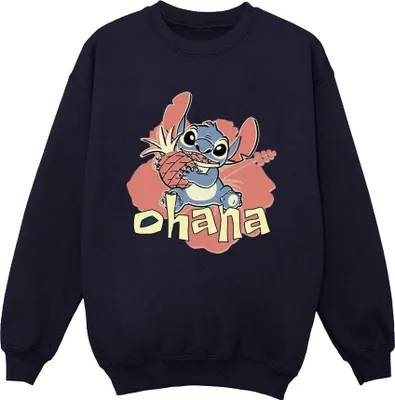 Produktbild von Disney - "Ohana" Sweatshirt für Herren BI31184 (XL) (Marineblau)