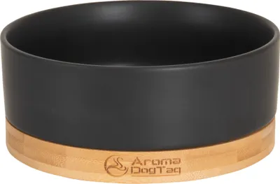 Produktbild von Hundenapf Amoa aus Keramik schwarz Fressnapf Wassernapf large