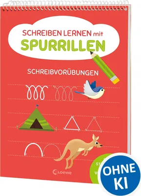 Produktbild von Schreiben lernen mit Spurrillen - Schreibvorübungen