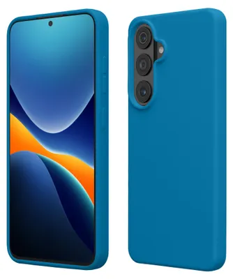 Produktbild von kwmobile Handyhülle für Samsung Galaxy S26 Plus Hülle - Case Silikon - Kabelloses Laden - Schutzhülle Cover in Karibikblau