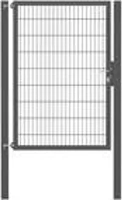 Immagine prodotto di Alberts 636043 Cancello singolo Flexo con accessori, antracite, larghezza 125 cm, altezza 180 cm