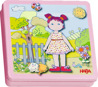 Produktbild von HABA Magnetspiel-Box Anziehpuppe Lilli 007392