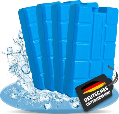 Produktbild von 4 x Kühlakku 400 ml Kühlelemente für die Kühltasche oder Kühlbox Kühlakku