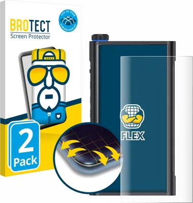 Produktbild von 2x BROTECT Fullscreen Schutzfolie für FiiO M15s Displayschutz Folie Fullcover Klar Transparent