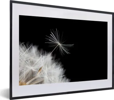 Produktbild von MuchoWow® Gerahmtes Poster Blume - Löwenzahn - Pflanze 40x30 cm - Poster mit Schwarzem Bilderrahmen Wandposter Rahmen Foto Bilder - Bilderrahmen - Poster im Rahmen